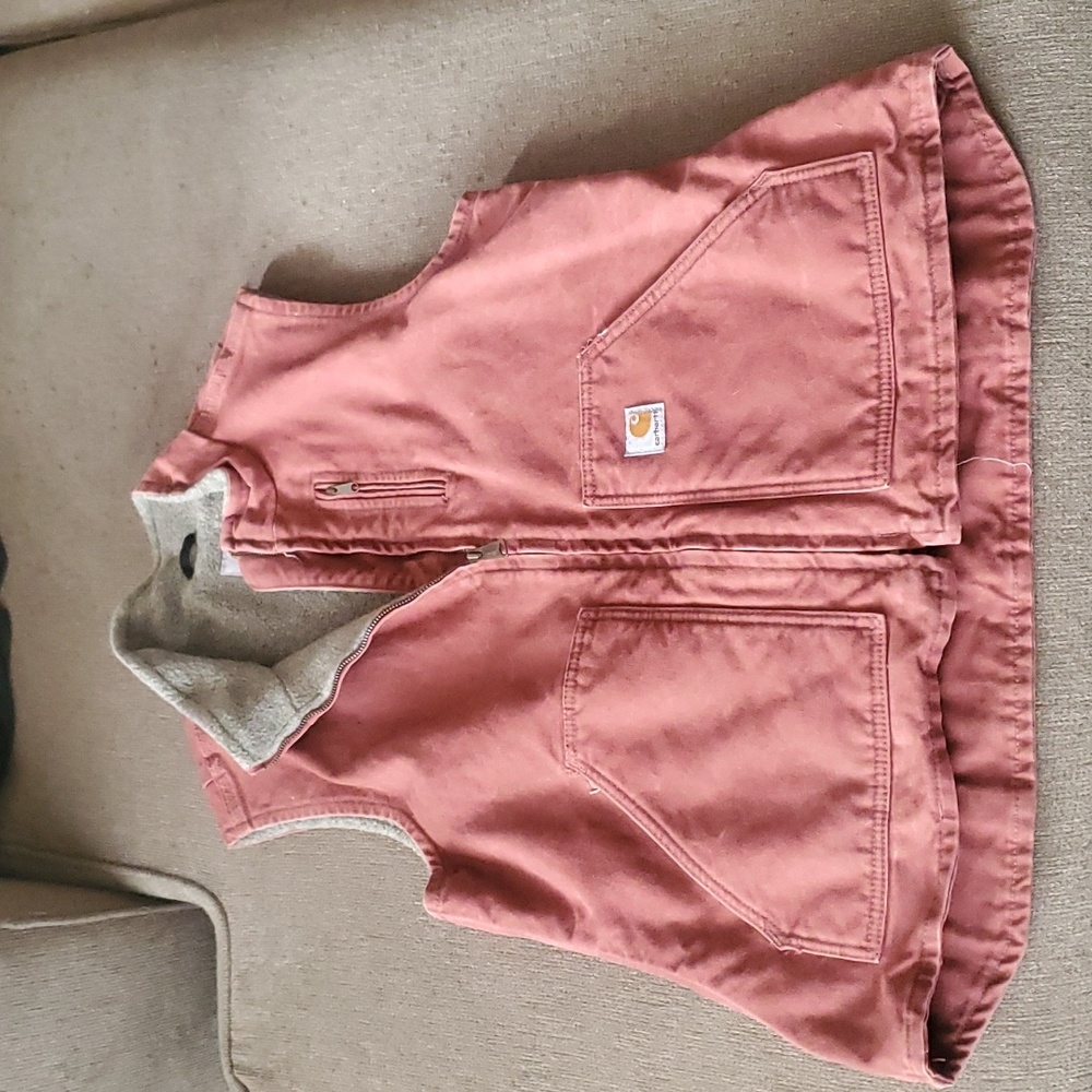 Carhartt vintage blanket lined woman's vest size Large regular